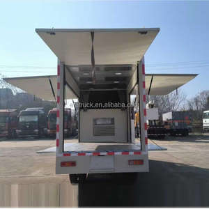 <span class=keywords><strong>Camión</strong></span> de Venta Móvil Personalizado con Alas de Aluminio para Frutas Frescas, Verduras, Ropa y Alimentos - Product Image 6