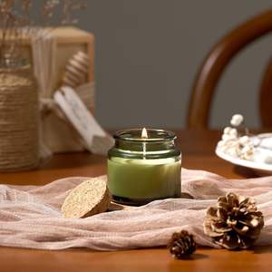 Bougie en cire de soja verte Miaoding, 3 onces liquides, sans goutte, pour mariage, baby shower, Nouvel An chinois, cadeaux de fête, décoration de bars - Product Image 1