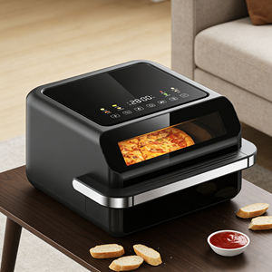 Forno Friggitrice ad Aria Multifunzione Formato Famiglia con Teglia per Pizza - Frigge, Arrostisce, Cuoce, Disidrata, Girarrosto - Product Image 2