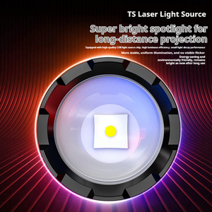 20W <span class=keywords><strong>LED</strong></span> Được Xây Dựng Trong Pin Đèn Pin USB Có Thể Sạc Lại Phạm Vi 1500 Mét <span class=keywords><strong>Torch</strong></span> Ánh Sáng Đèn Pin - Product Image 3