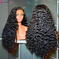 Perruques en gros avec dentelle frontale HD, cheveux humains, 13x6, sans colle, perruque frontale complète HD, fournisseur de perruques bouclées ondulées birmanes, cheveux indiens