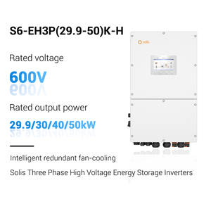 โซลิส50kw อินเวอร์เตอร์ไฮบริดอินเวอร์เตอร์พลังงานแสงอาทิตย์25KW 30KW 40kw อินเวอร์เตอร์แบบกริด3เฟส380โวลต์เอาต์พุตสำหรับเก็บพลังงาน - Product Image 6