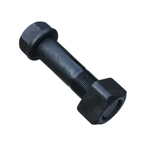 Bolt Supplier Grade 12.9/10.9/8.8 Galvanized Blackened Hex Nut Bolt M8 M10 M6 Hexagon Head Track Bolt ANSI ASME