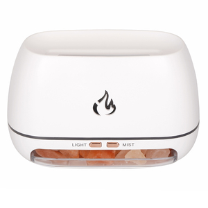 Kinscoter ngọn lửa ánh sáng khuếch tán hương thơm siêu âm muối đá dẫn hương liệu phòng thơm tạo độ ẩm phun - Product Image 5