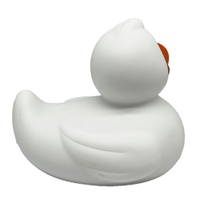 Canard de bain en PVC personnalisé, 3 pouces (9 cm), en vrac, avec logo, rose, noir, blanc, jaune, jouet couineur pour baignoire, canard en caoutchouc