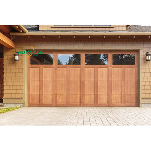 Porte de <span class=keywords><strong>garage</strong></span> sectionnelle Chariot Portes de <span class=keywords><strong>garage</strong></span> Bois américain Bois de chêne isolé 9x8 Porte de <span class=keywords><strong>garage</strong></span> pliante coulissante à rabat solide - Product Image 4