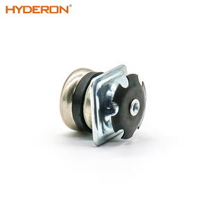 Hyderon Adjustable Furniture Foot Pad Square Tube Micro Adjustment <b>Metal</b> Leg Protection Pad - Product Image 2