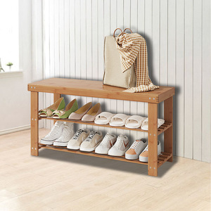 Meuble à chaussures et banc multi-niveaux pour rangement domestique, chambre, entrée, gain de place, couleur originale 50CM 60CM 67CM - Product Image 3