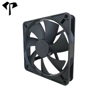 Ventilateur DC Yida YD12025HB/SL à huile 5V/12V/24V pour routeur, pales PBT, silencieux, 12cm, refroidissement industriel, haut débit d'air, longue durée de vie
