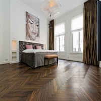 Plancher en arête de poisson de style chic de qualité supérieure