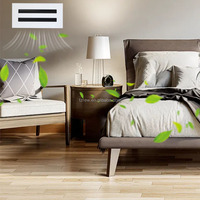 Grille de ventilation décorative moderne blanche 12x6'' pour plafond, murs et sols, diffuseur linéaire standard à fentes
