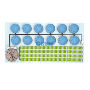 Sistema Aquaponia Cowater Hidroponia de Piscicultura interior Sistema Aquaponia Alface e Tilápia Sistema Aquaponia Vegetais - Product Image 2