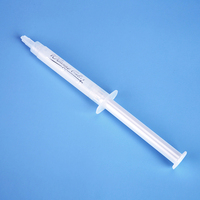 Gel Blanqueador Dental de 3ml para Bandejas, Gel Blanqueador Dental de Alta Potencia 20% PAP Sin Peróxido, Jeringa Anti-Sensibilidad