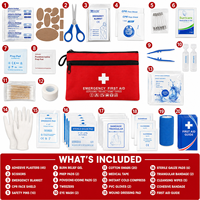Trousse de premiers soins portable Ori-power, trousse de premiers soins d'urgence miniature, trousse de premiers soins pour la maison, le bureau, les voyages, cadeau