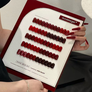 Ensemble de vernis à ongles en gel UV de la série rouge, 20 couleurs, avec tableau d'affichage des couleurs pour salon de manucure - Product Image 5