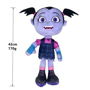 Logotipo personalizado Halloween gran vampiro chica juguete de peluche Vampirina <span class=keywords><strong>DSN</strong></span> muñeco de peluche suave figura de dibujos animados Anime almohada para dormir - Product Image 6