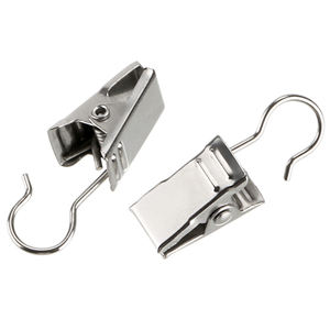 Crochets de rideau en métal modernes de haute qualité, écologiques, faciles à suspendre, <span class=keywords><strong>pinces</strong></span> pour tringle à <span class=keywords><strong>rideaux</strong></span>, accessoires pour rails de <span class=keywords><strong>rideaux</strong></span> - Product Image 3