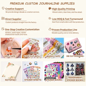 Libro <span class=keywords><strong>de</strong></span> Pegatinas Personalizado para Adultos, Encuadernación Perfecta, Libro <span class=keywords><strong>de</strong></span> Pegatinas para Diario - Product Image 5
