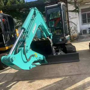 Mini-excavatrice Kobelco Sk55 de haute qualité, d'occasion, provenance Japon, bon prix, poids opérationnel de 5 tonnes, modèle 2022, capacité de la benne de 0,21 m, moteur - Product Image 4
