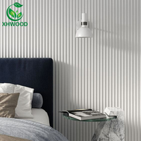 Revêtement mural intérieur WPC Panneau fendu Revêtement intérieur décoratif en PVC WPC Imperméable pour plafond et mur