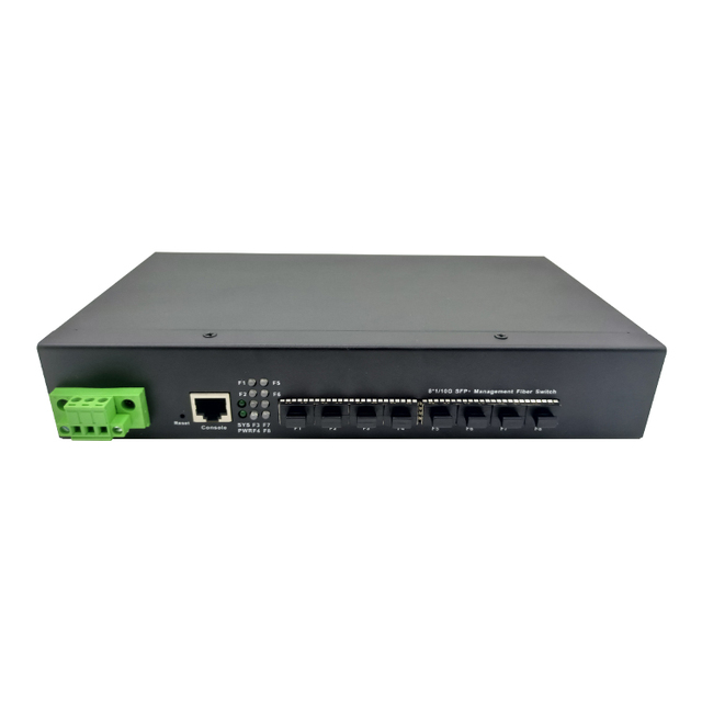 Full Gigabit L3 Managed 8 Port 1/10G Ethernet Industrial Switch with 1 Year Warranty SNMP QoS