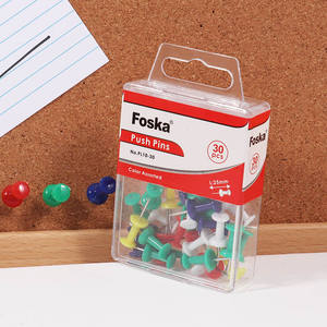 Foska, colores brillantes, 25mm, tamaño estándar, cabeza redonda <span class=keywords><strong>de</strong></span> plástico liso, pasadores <span class=keywords><strong>de</strong></span> estilo Vintage hechos a mano para proyectos <span class=keywords><strong>de</strong></span> <span class=keywords><strong>collage</strong></span> artístico - Product Image 4