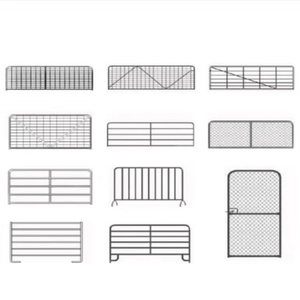<span class=keywords><strong>Portail</strong></span> de ferme en acier galvanisé en promotion – <span class=keywords><strong>Portail</strong></span> à 5 barres, conception en treillis pour bétail, clôture de ferme rurale et portails - Product Image 6