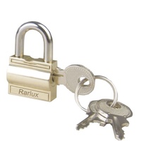 Cadenas Rarlux à corps plein, en forme de tambour, à ouverture latérale, en laiton