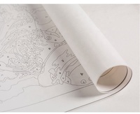Peintures DIY personnalisées par numéros sur toiles, y compris des toiles encadrées avec pinceaux et peinture acrylique