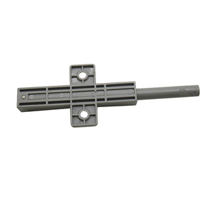 <b>Wardrobe</b> Door Rebound Mechanism Grey Plastic <b>Single</b> Damper Track Non-Detachable Door Mount Hardware Accessory - Product Image 3