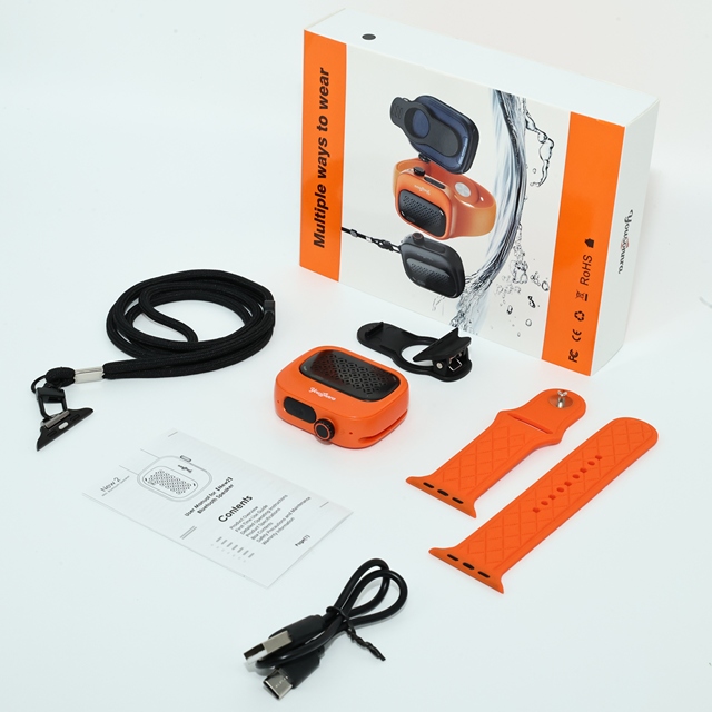 Yousonnra Portable Waterproof Bluetooth Speaker Drop-proof Rugged Bluetooth 6.0 Dual Device Pairing for Outdoor Sport