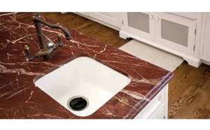 Design d'intérieur et décoration avec comptoirs en quartzite rouge poli de luxe, application intérieure de luxe, design graphique en marbre - Product Image 2