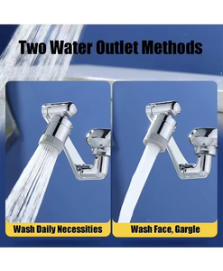 Rotation universelle Tête de robinet Robinet de cuisine <span class=keywords><strong>Lavabo</strong></span> Robot Bras Extension Aérateur Buse Buse Aérateur Universel - Product Image 4