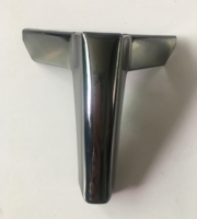 Vente chaude Courbé pliant en verre en laiton de fonte de table Canapé Pieds Jambes Pour Table De Meubles En Métal Pieds de Pièces