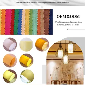 Wholesale Price Parchment Separate Oem Wholesale Hardback Shade Round Small Light Pendant Light Lampshades