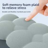 Support de clavier nuage dégradé transfrontalier, support de poignet en mousse à mémoire de forme et silicone, tapis de souris, support de poignet de bureau en gros