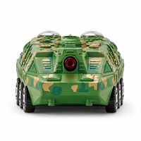 Véhicule blindé transformable électrique avec fonction « Bump and Go », musique et lumières LED - Jouet éducatif pour enfants et adolescents, cadeau d'anniversaire