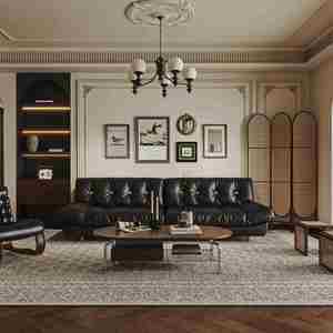 JINGSHUN - Muebles Modernos de Madera Maciza para Apartamento Estilo Francés, Ecológicos, con 5+ Cajones/Estantes, Consulta de Diseño Personalizado Gratuita - Product Image 1