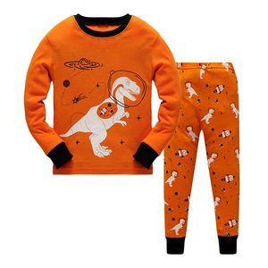 Vêtements pour enfants de boutique, 100% coton, ensemble 2 pièces, garçons, printemps automne, pyjamas décontractés pour enfants - Product Image 2