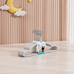 <span class=keywords><strong>Cintre</strong></span> à vêtements en PVC plastifié, séchoir à linge domestique, <span class=keywords><strong>cintre</strong></span> antidérapant double usage (sec et humide) - Product Image 2