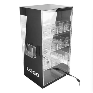 스누스 진열대 솔루션 랙 고정장치 아크릴 금속 나무 스프링 푸셔 선반 진열대 (나스와르 스누스 스너프 파우치 담배용) - Product Image 5
