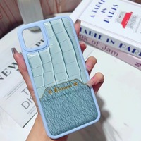 Coque de téléphone portable en cuir de luxe en silicone, accessoires, coque arrière pour iPhone 11 12 13 14 15 16 17 18 Pro Max