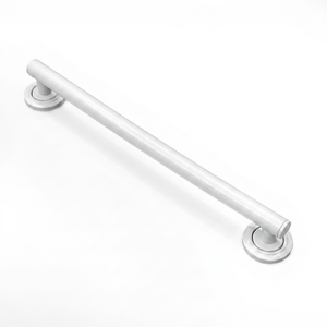 Barre d'appui murale en alliage d'aluminium blanc, antidérapante, finition satinée, poignée de sécurité pour salle de bain, design minimaliste, durable - Product Image 1