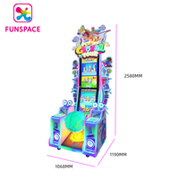 Machines à billets d'arcade à pièces de monnaie Machine de jeu de balle magique pour enfants