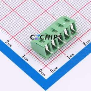 C381128L-5P0G36 <b>Screw</b> Terminal <b>Block</b> Through hole Component (THT),P=3.81mm Connector 1x5P 3.81mm 5P 1 - Product Image 2
