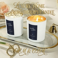 Coffret Cadeau Série d'Ornements de Luxe Assortis, Artisanat Électroplaqué, Bijoux Décoratifs, Bougies Parfumées pour la Maison, Cadeaux de Mariage et de Fêtes