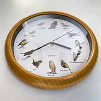 Neue Design Home Dekoration Wanduhr Genießen 12 Sekunden von Vogel Mit Call Song von 12 lieblings vögel singen