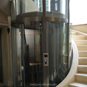Простая в использовании домашняя дверь лифта стеклянная дверь лифта производитель индивидуальный Лифт ручной Лифт автоматическая дверь цены - Product Image 2