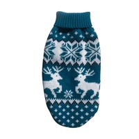 Pull pour chien pour grandes races (Golden Retriever, Rottweiler) - Pull léger XL à motif renne pour l'hiver et Noël