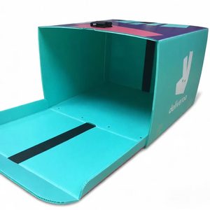Caixa Traseira de Liberação Rápida para Motocicleta em Plástico Corrugado PP, Caixa Superior Traseira para Entrega de Alimentos para Motocicleta e Scooter - Product Image 1